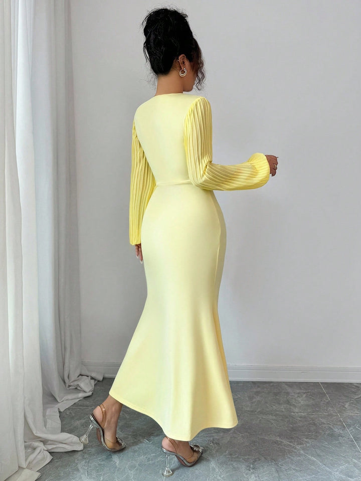 Rochie maxi SHEIN, galben