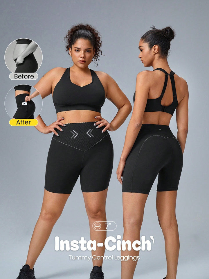 Pantaloni scurți SHEIN, negru