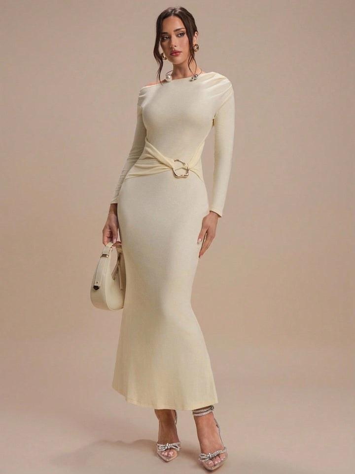 Rochie maxi SHEIN, galben