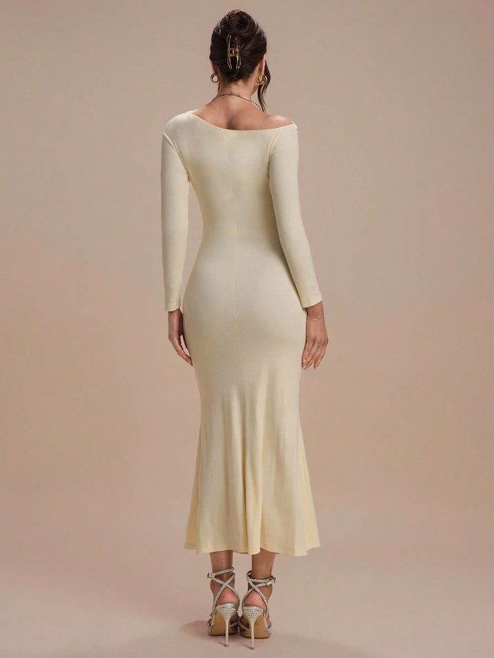 Rochie maxi SHEIN, galben