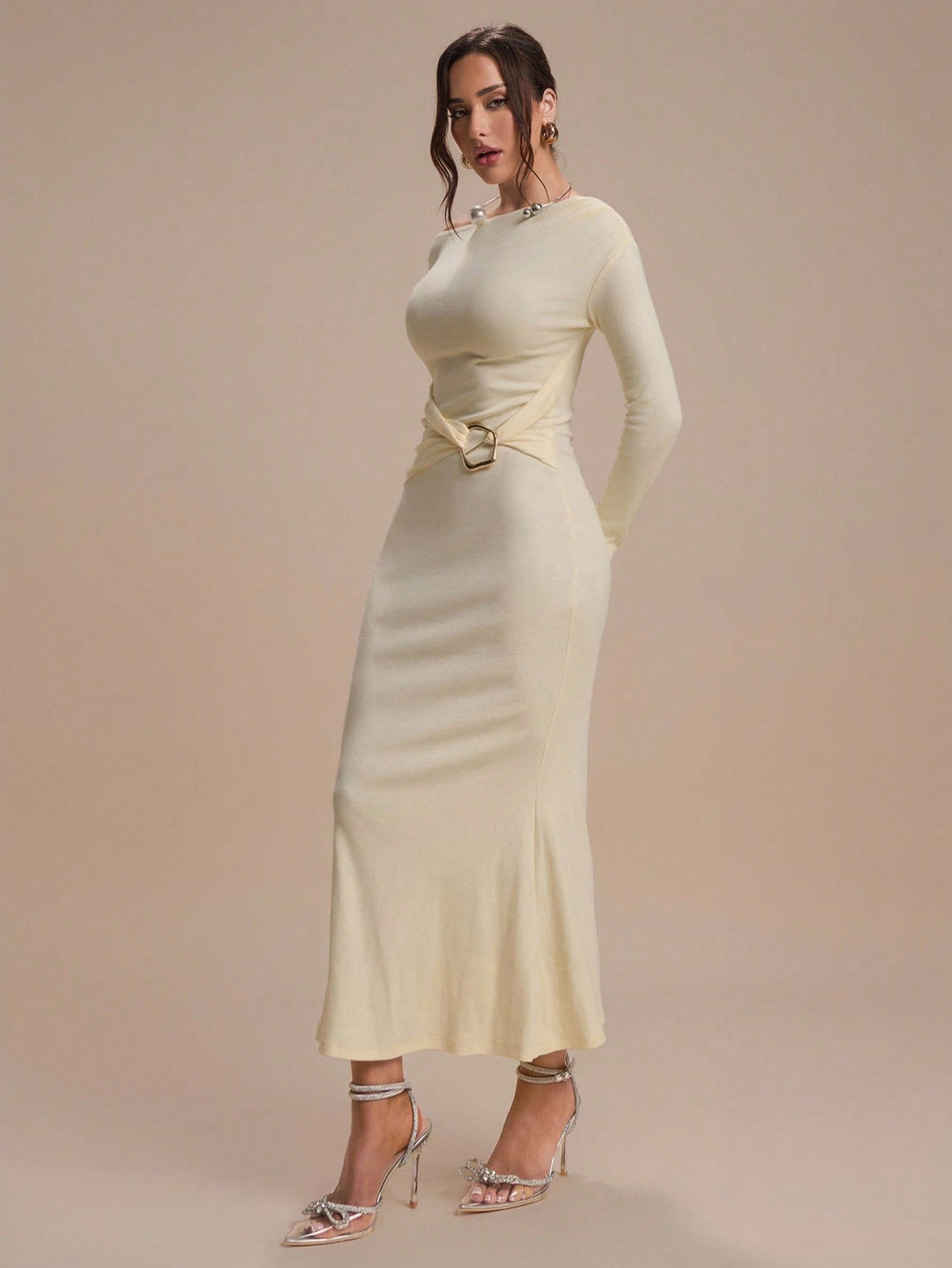 Rochie maxi SHEIN, galben