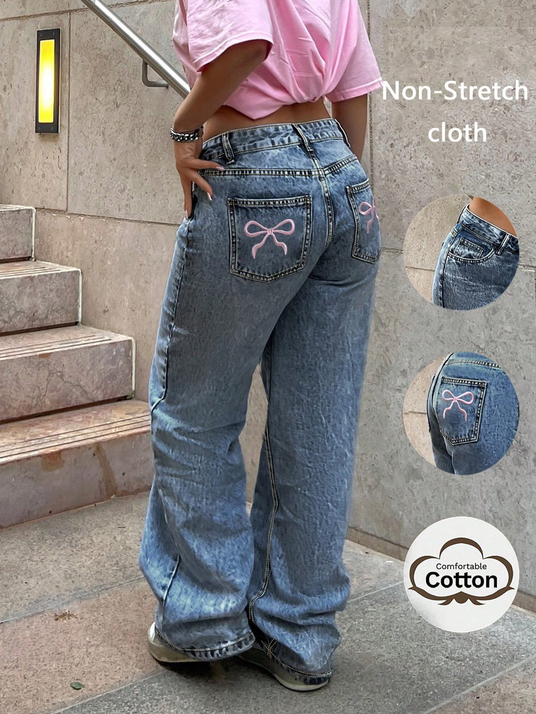 Jeans SHEIN, albastru