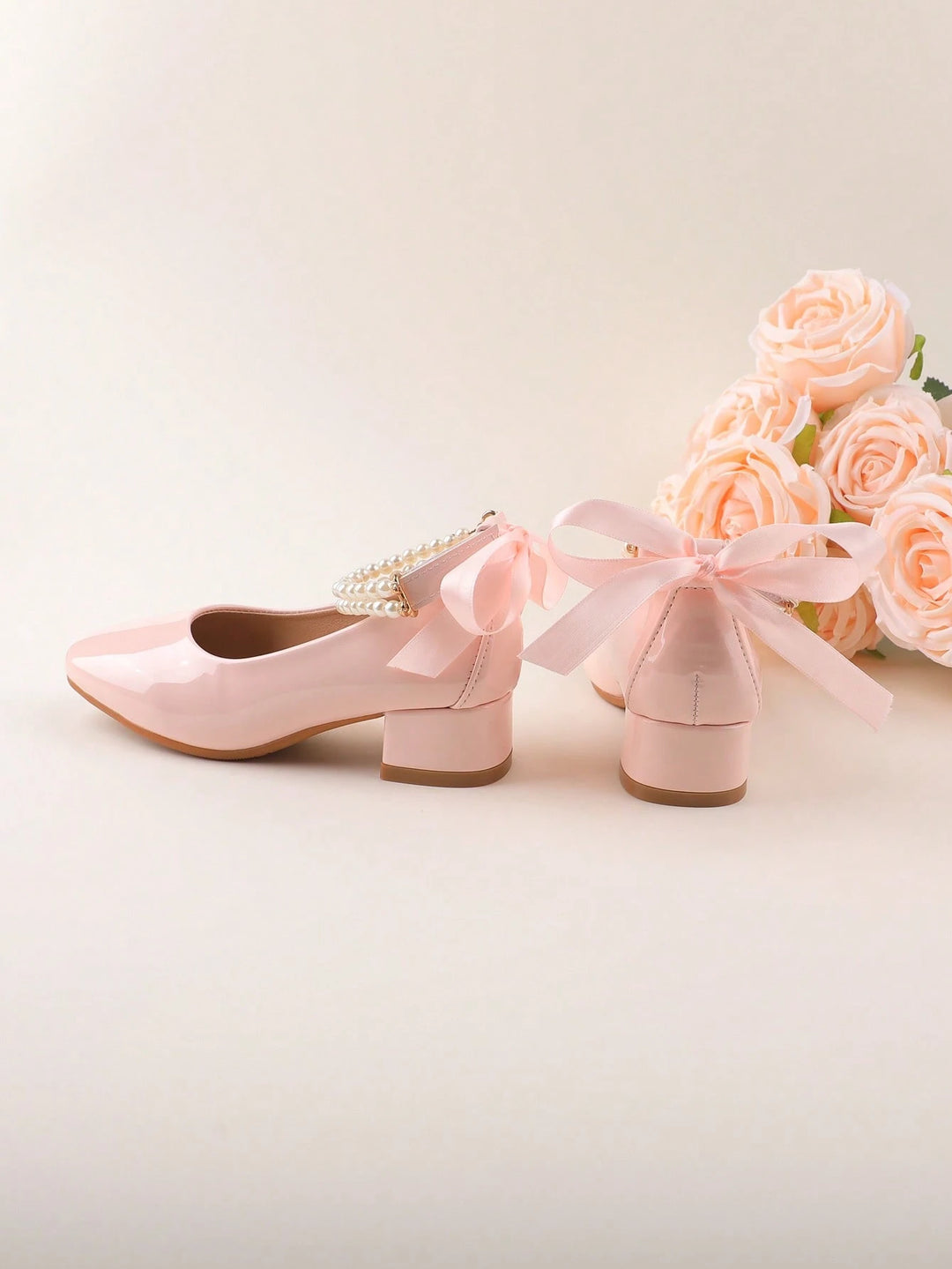 Pantofi cu toc SHEIN, roz