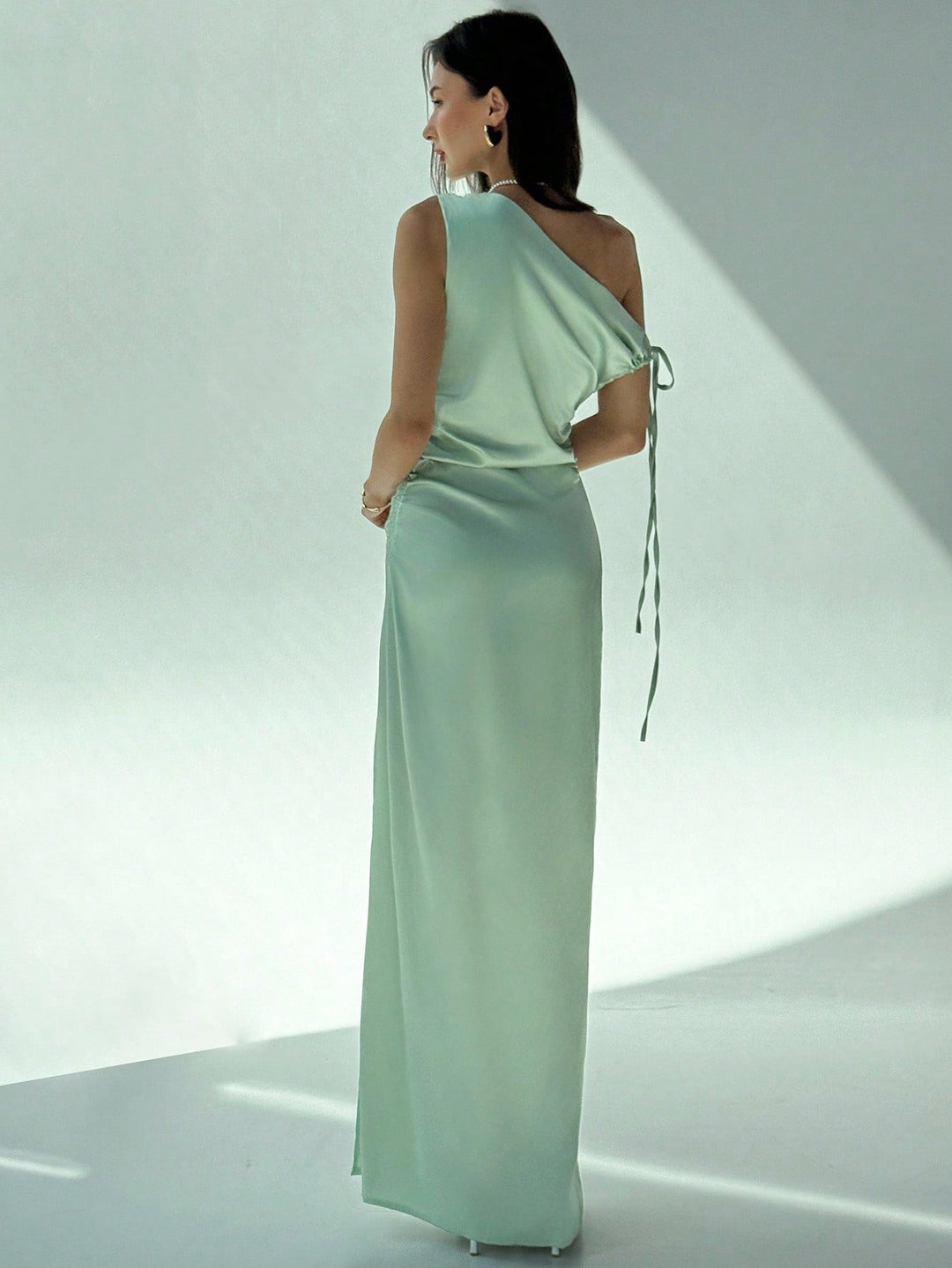 Rochie maxi SHEIN, verde