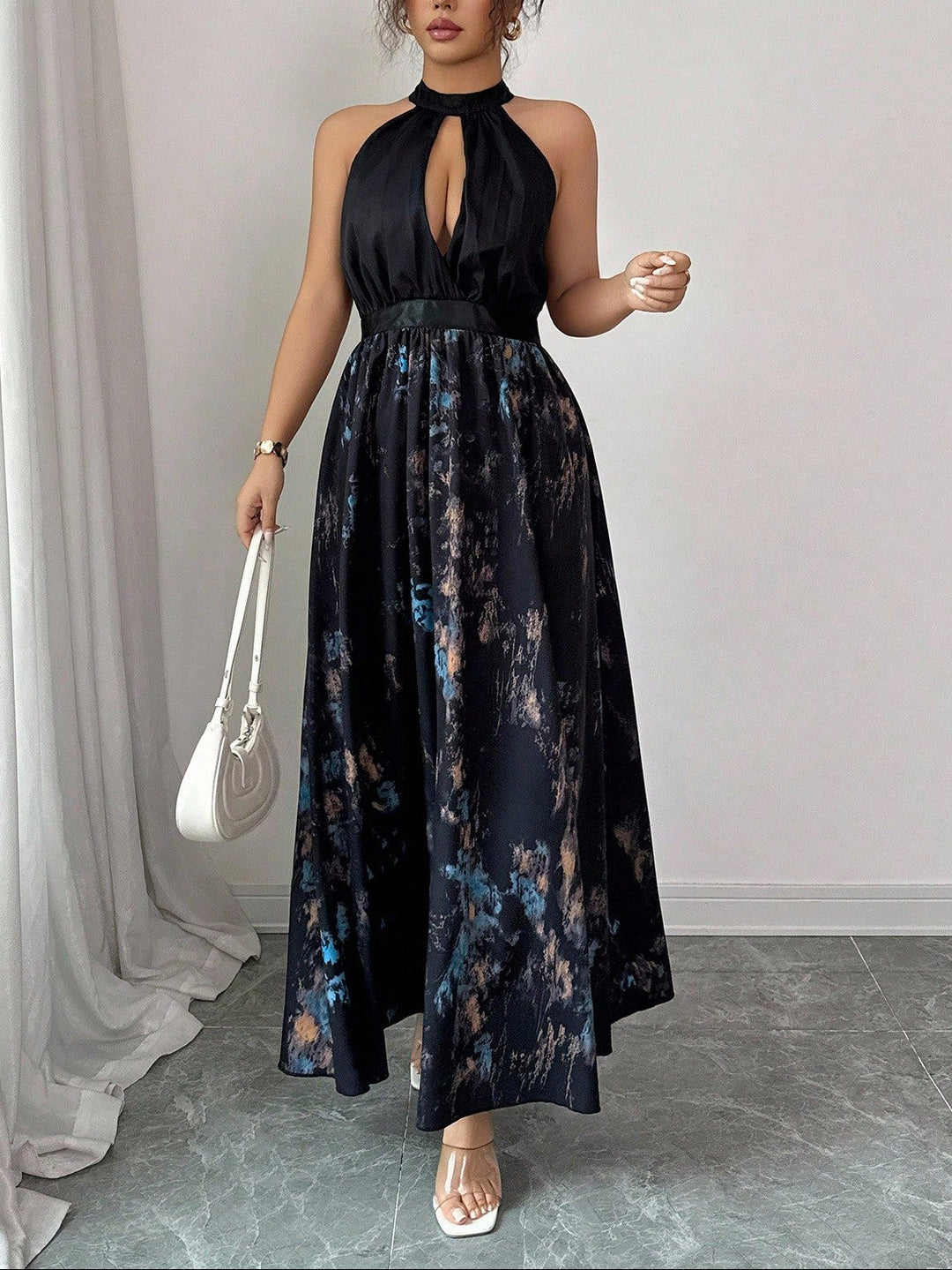 Rochie maxi SHEIN, mix culori