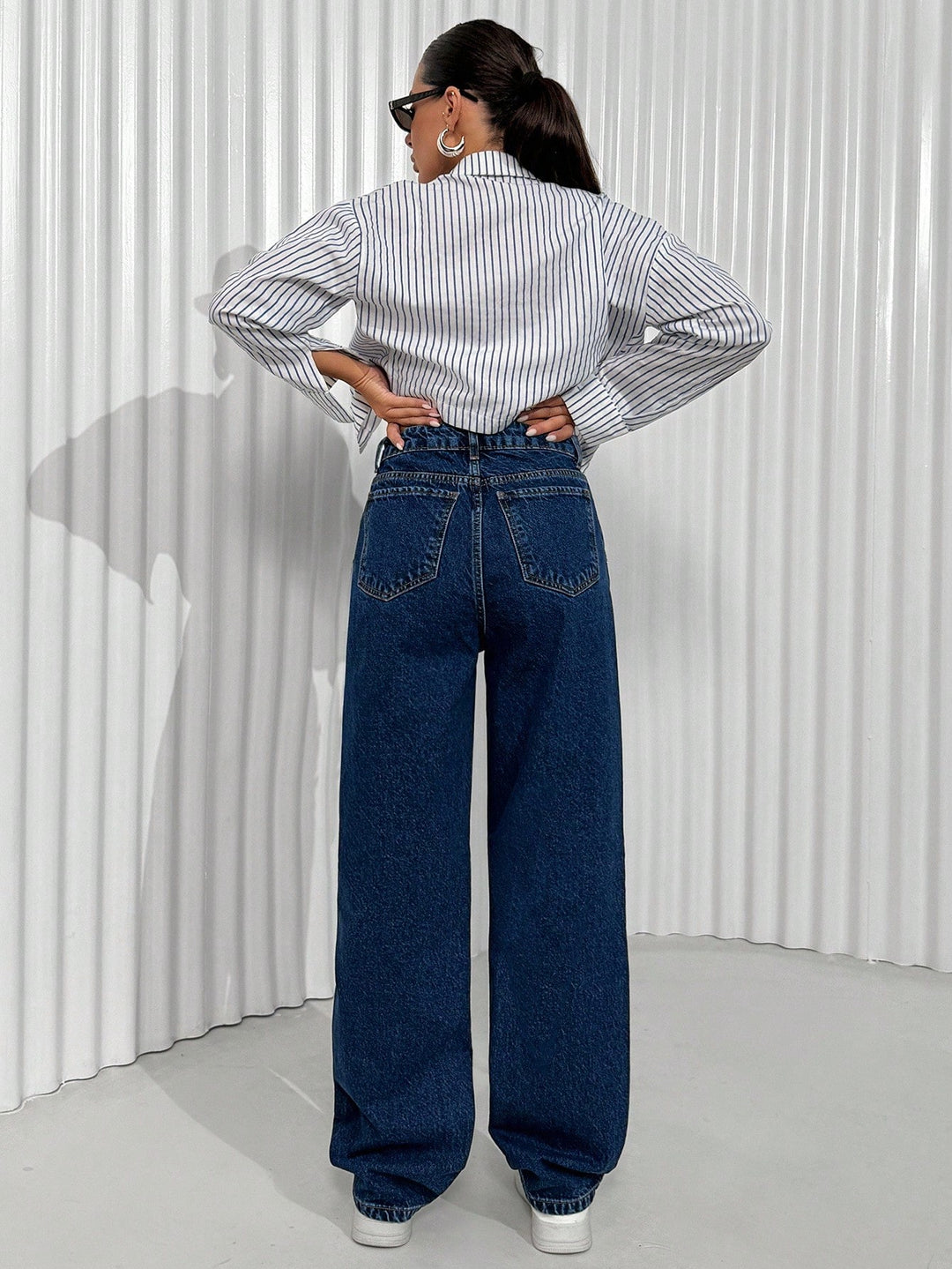 Jeans SHEIN, albastru
