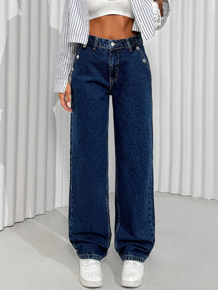 Jeans SHEIN, albastru