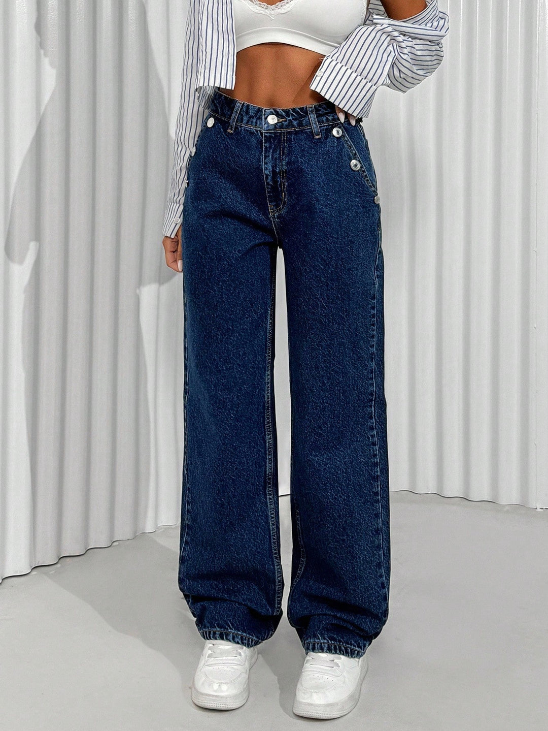 Jeans SHEIN, albastru
