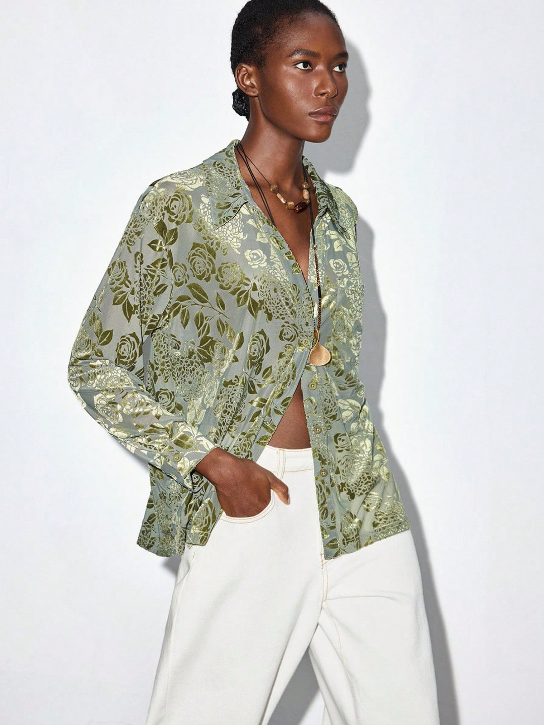 Bluza SHEIN, verde