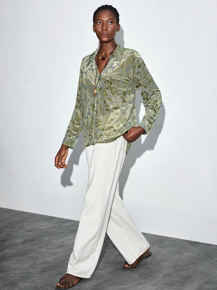 Bluza SHEIN, verde