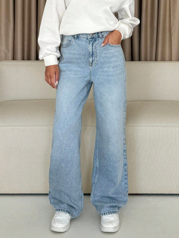 Jeans Shein, albastru