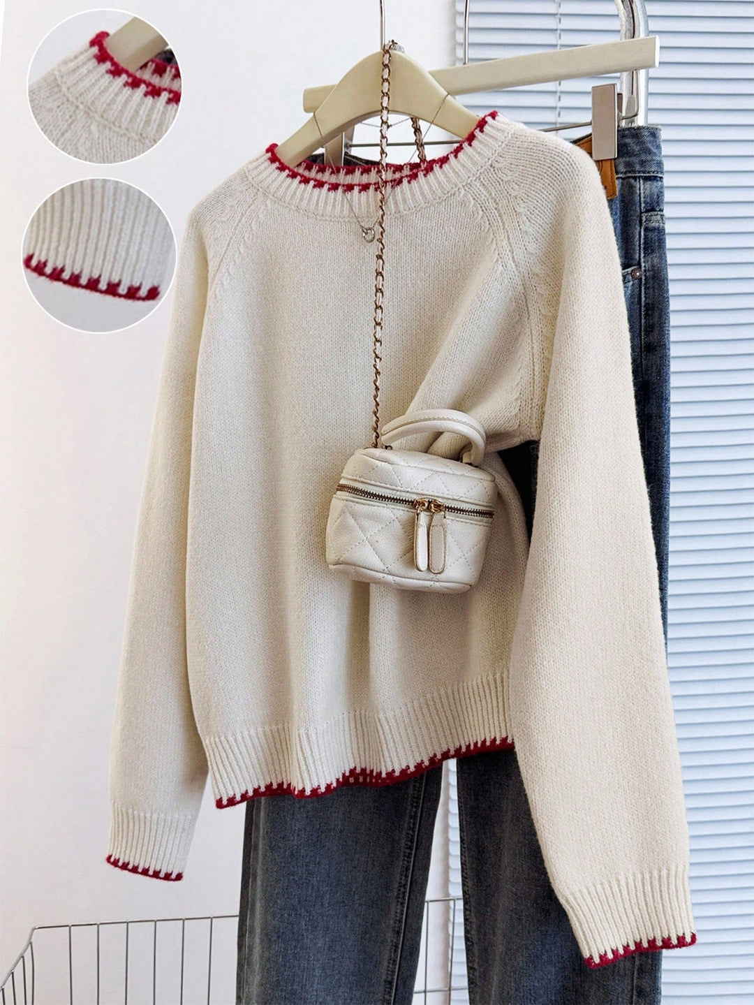 Pulover SHEIN, bej