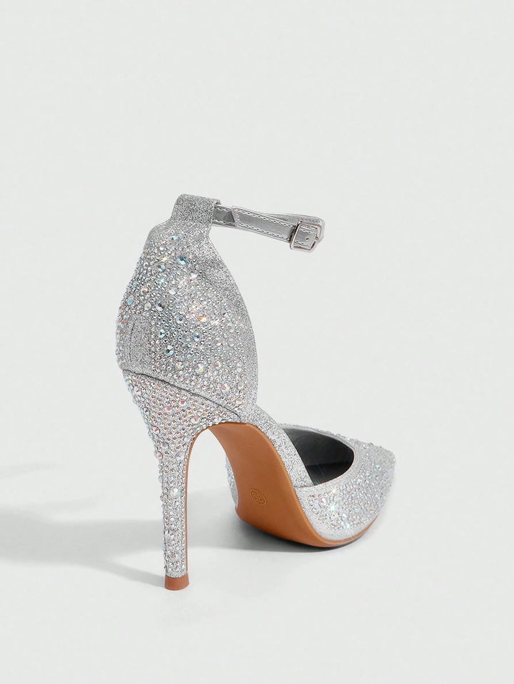 Pantofi cu toc SHEIN, gri