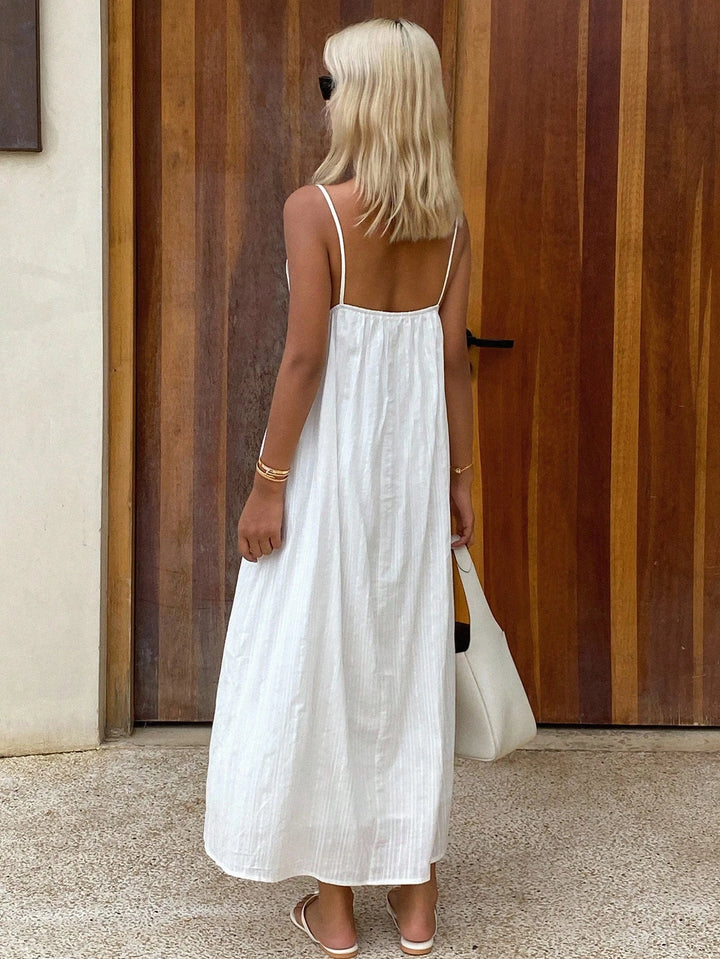 Rochie maxi SHEIN, alb