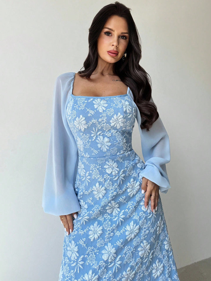 Rochie midi SHEIN, albastru