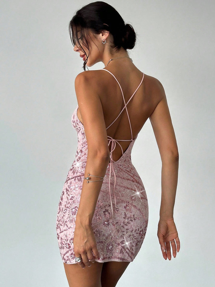 Rochie mini SHEIN, roz