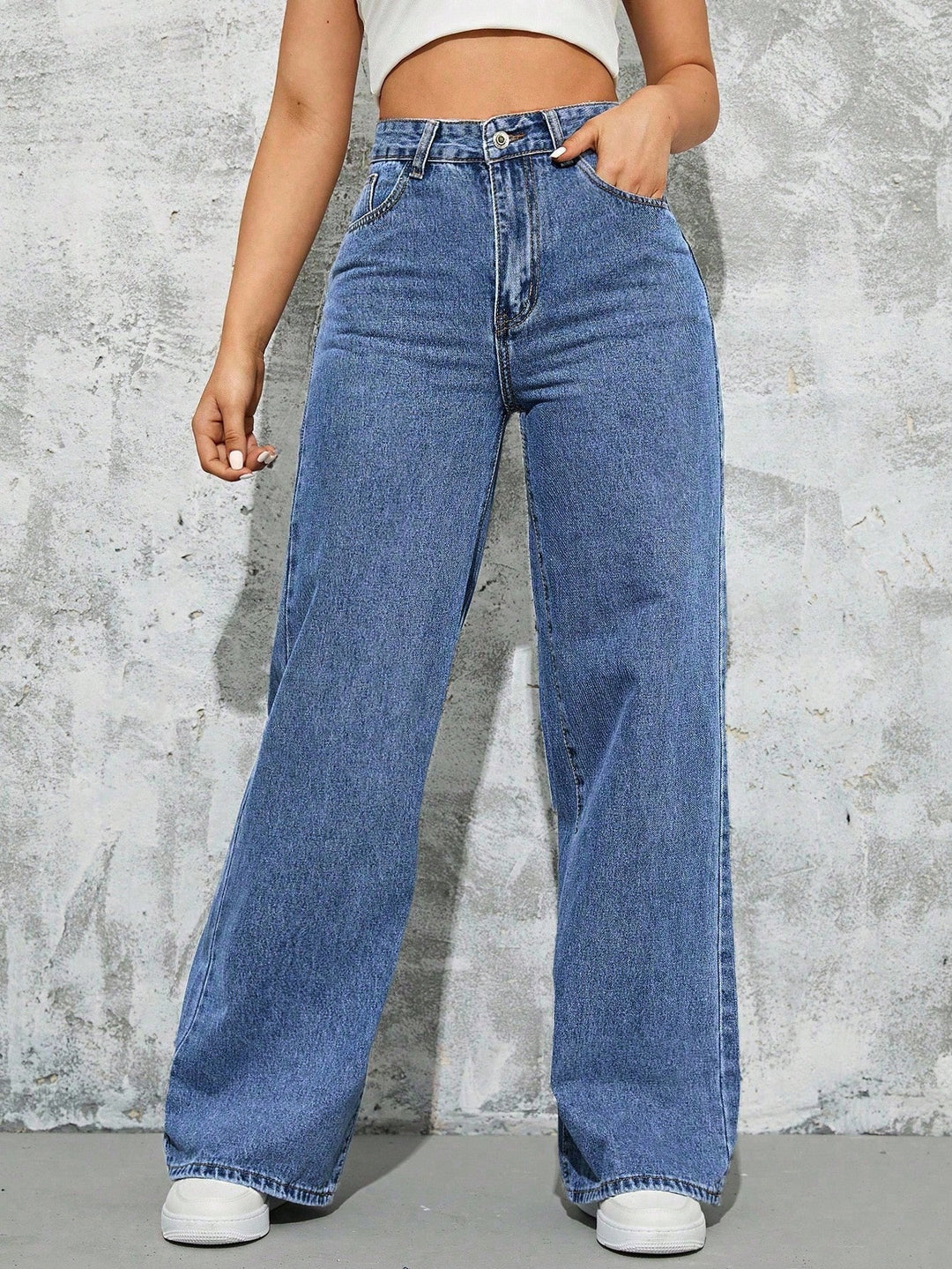 Jeans SHEIN, albastru