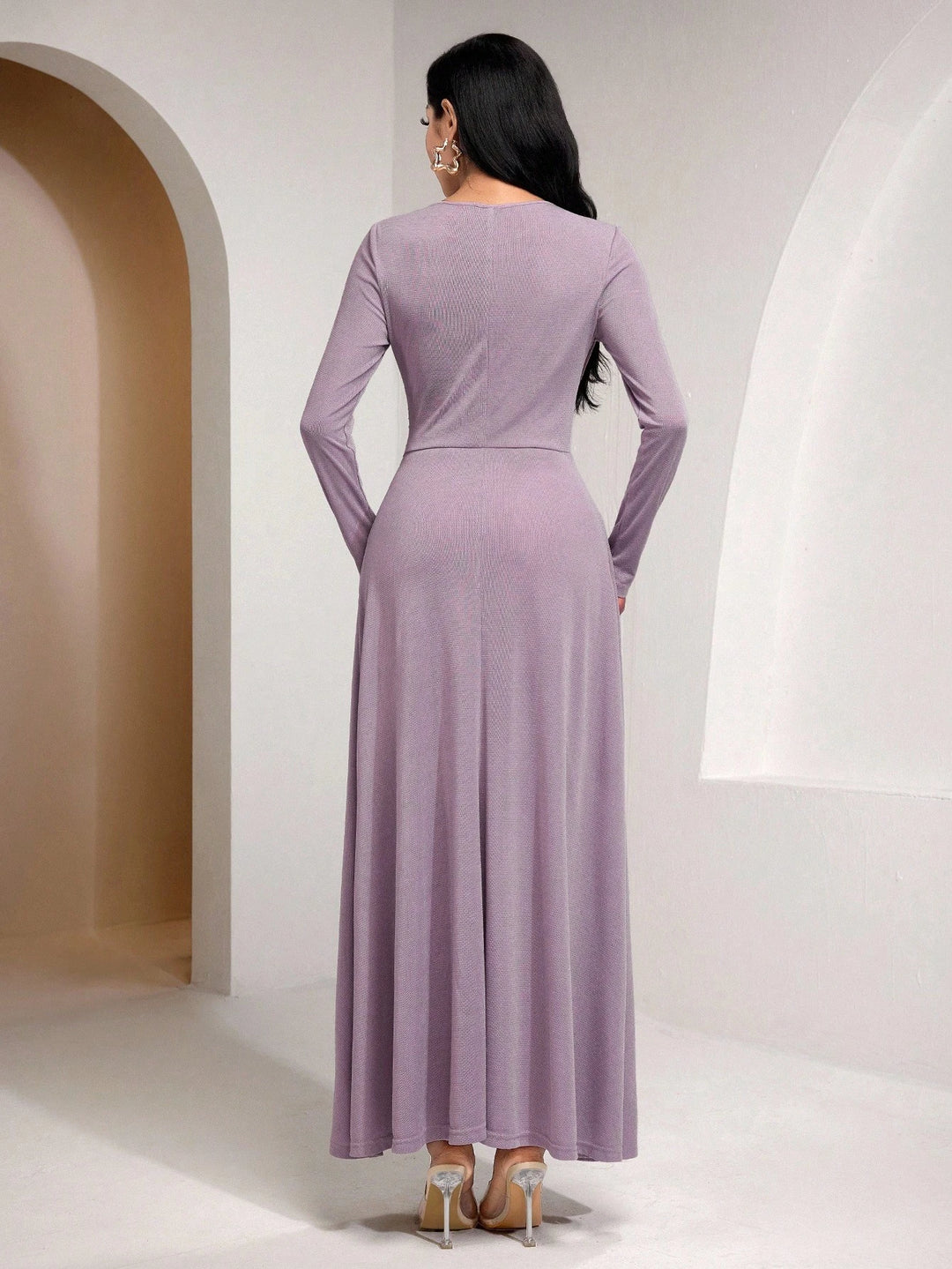 SHEIN maxi ruha, lila