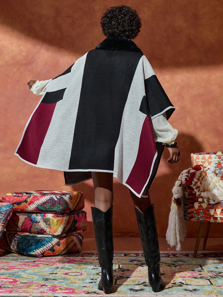 Poncsó SHEIN, vegyes színek