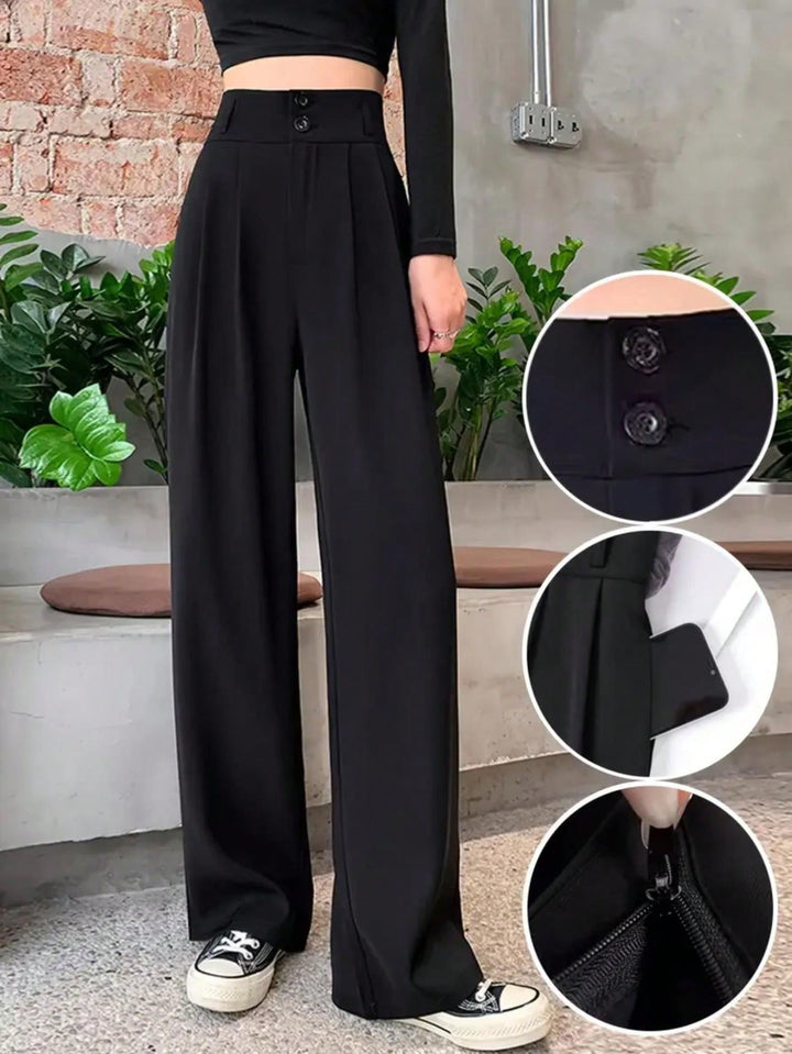 Pantaloni SHEIN, negru