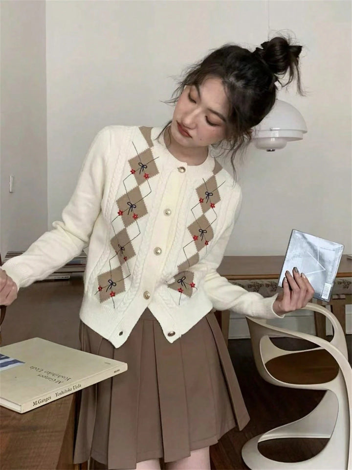 Cardigan SHEIN, crem
