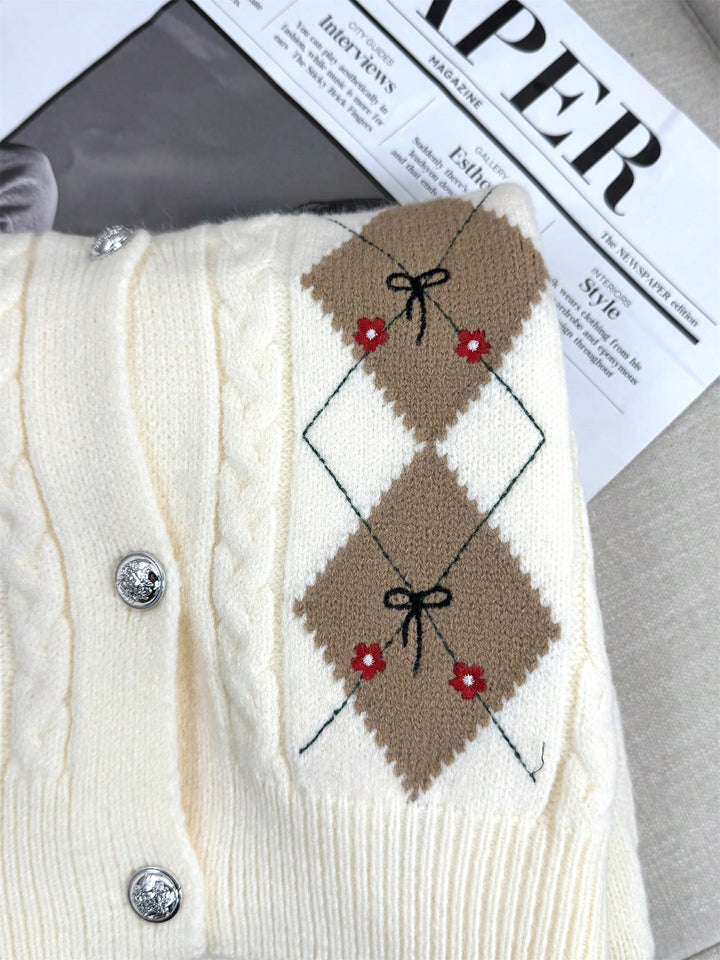 Cardigan SHEIN, crem