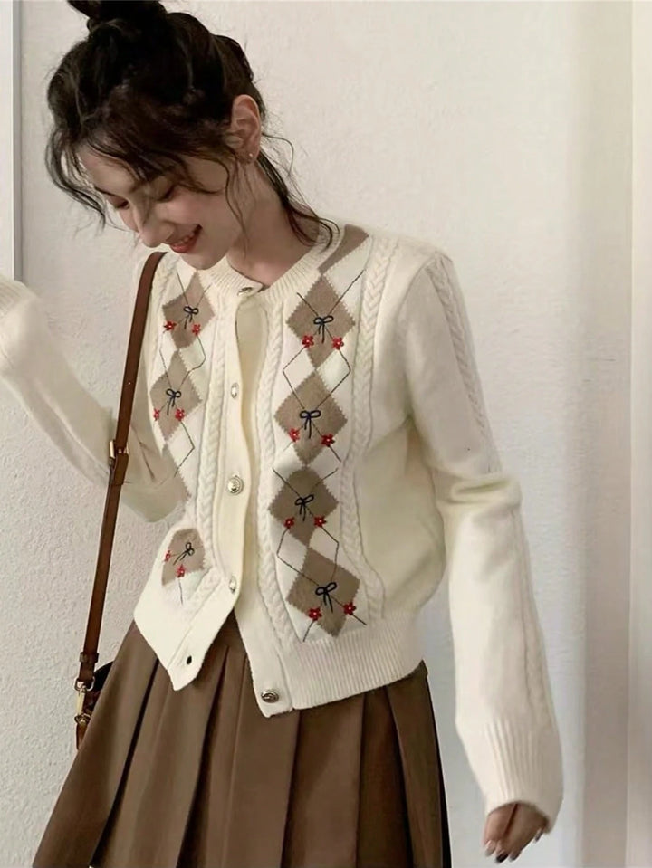 Cardigan SHEIN, crem