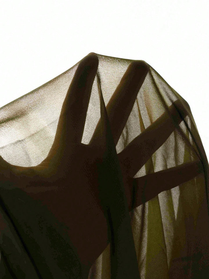 Bluză casual SHEIN, verde