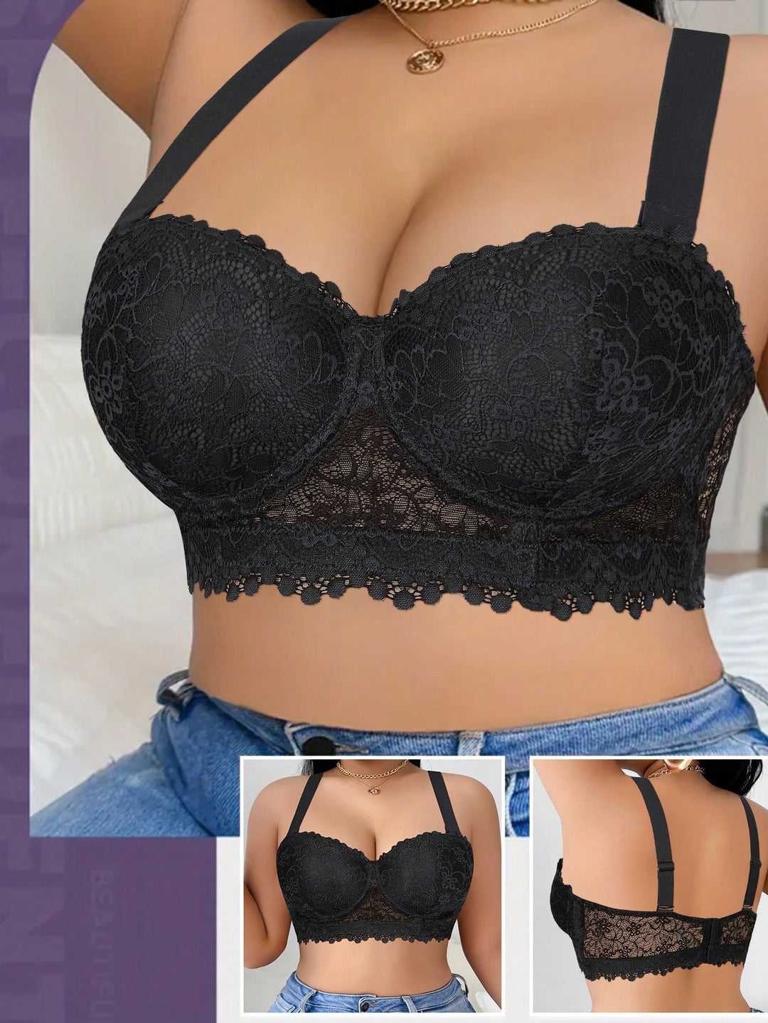 Sutien SHEIN, negru