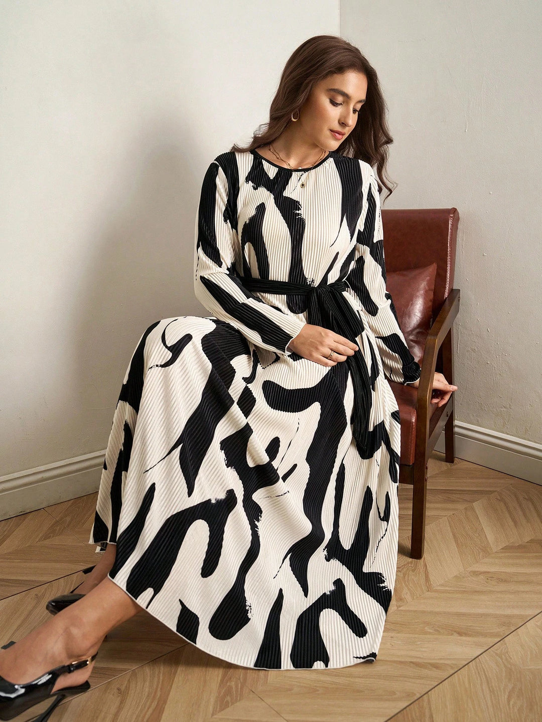 Rochie maxi SHEIN, mix culori