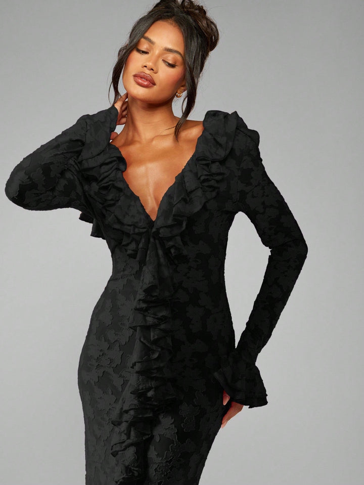 Rochie maxi SHEIN, negru