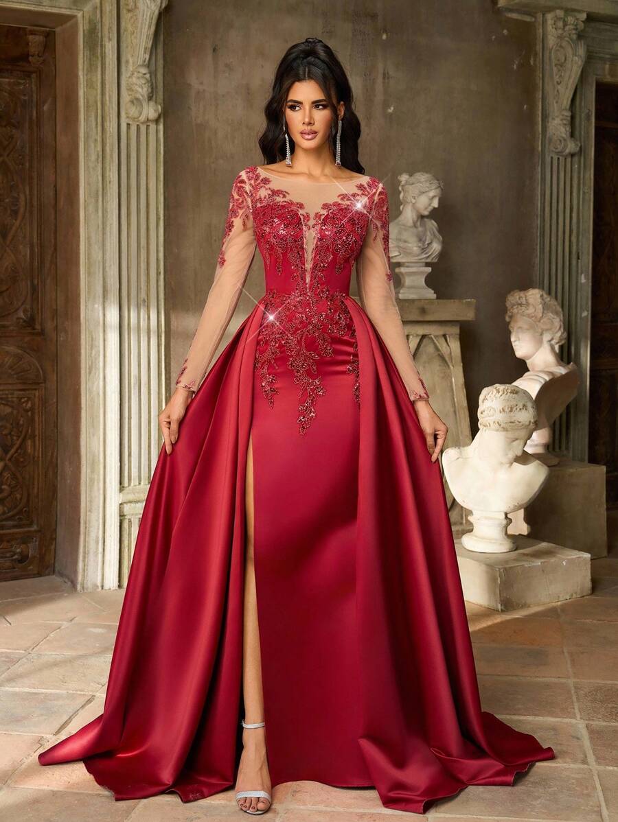Rochie de ocazie SHEIN, roșu
