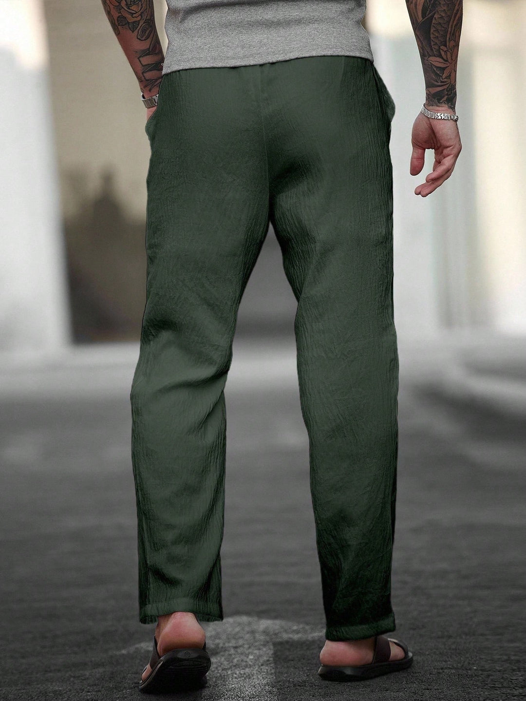 Pantaloni SHEIN, kaki