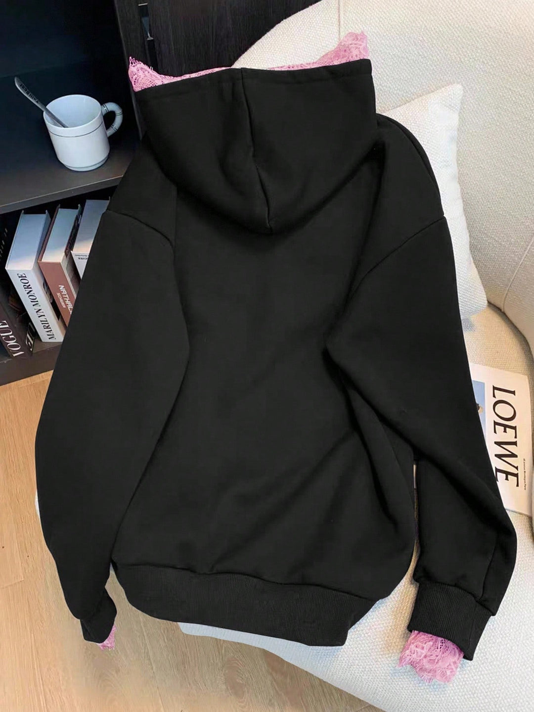 Hanorac Shein, negru