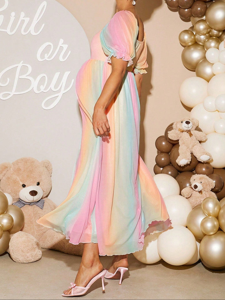 Rochie maxi SHEIN, mix culori