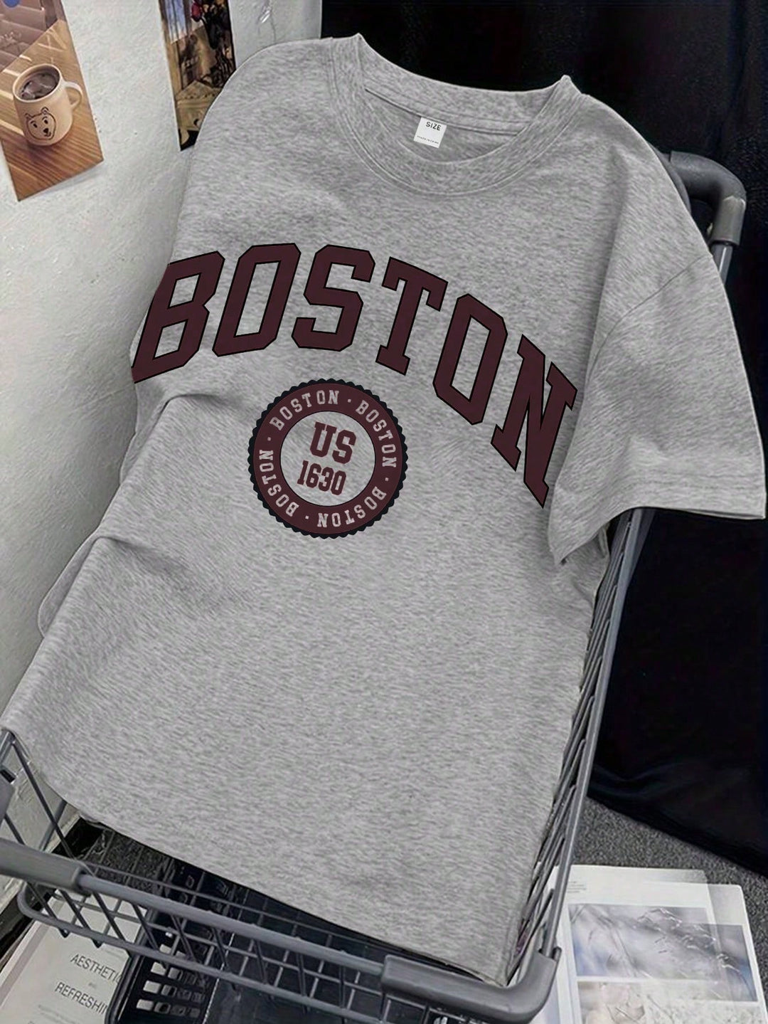 Tricou SHEIN, gri