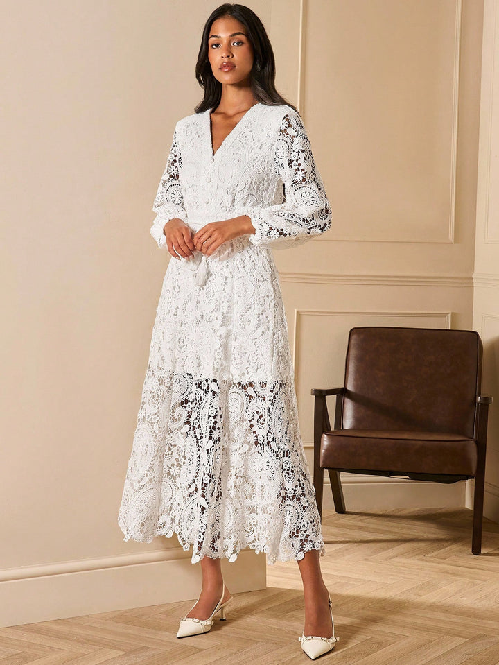 SHEIN Maxi Dress, White