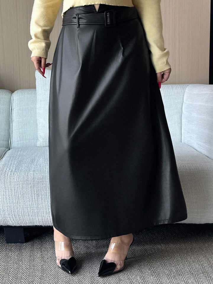 Fustă maxi SHEIN, negru