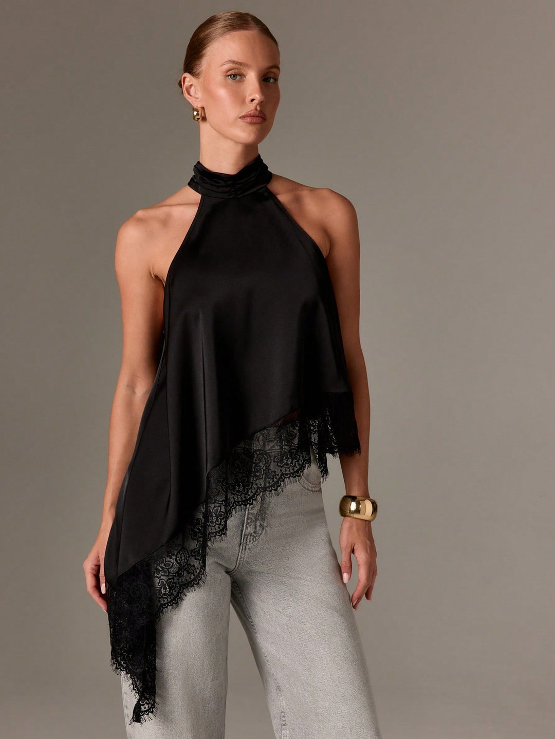 Top SHEIN, negru