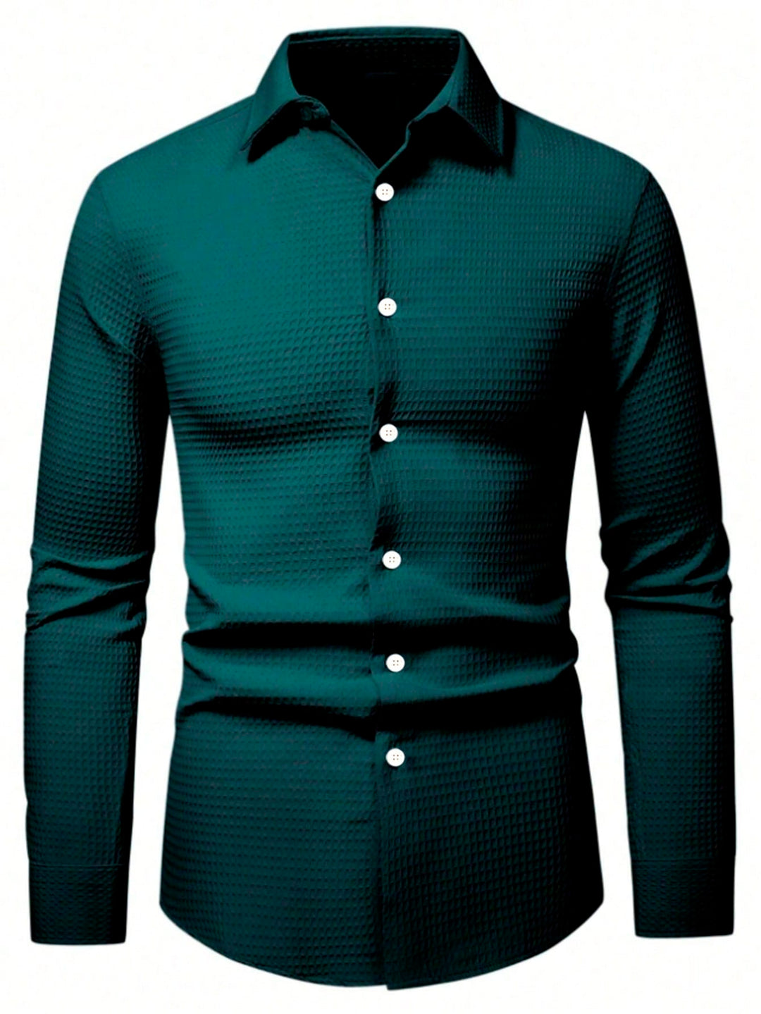 Cămașă SHEIN, verde