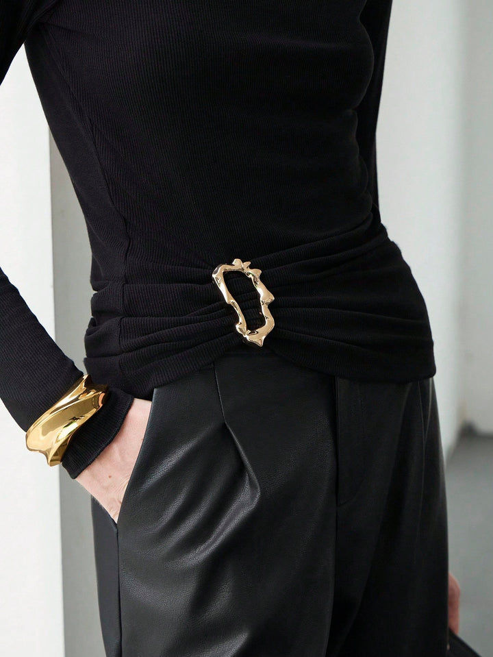 SHEIN blúz, fekete