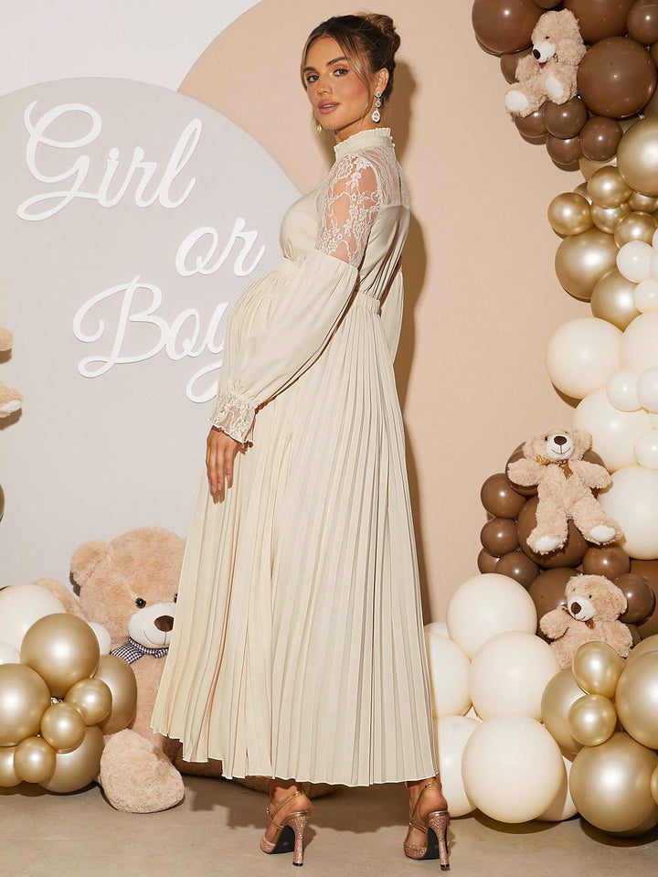 Rochie maxi SHEIN, crem