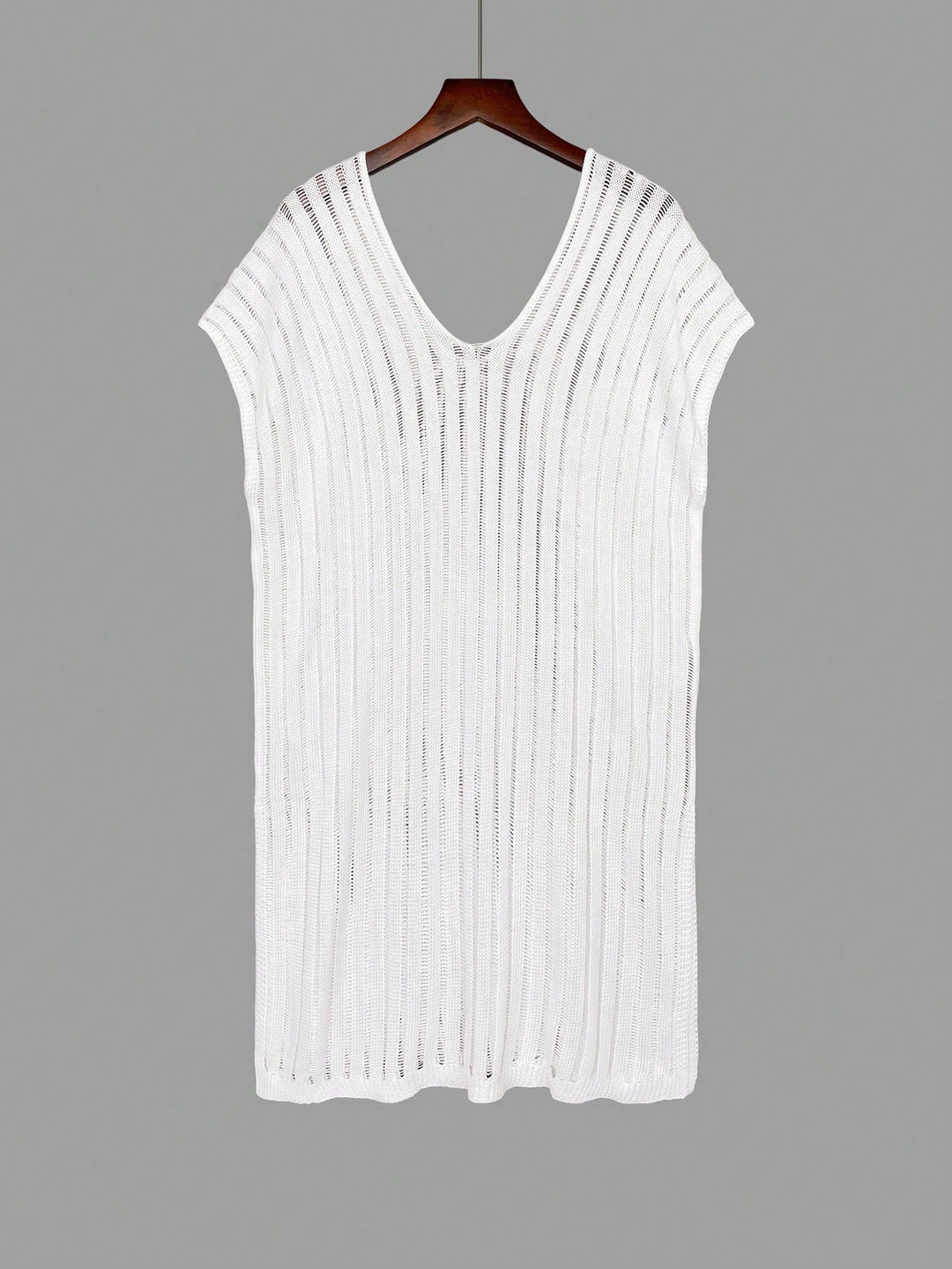 Rochie de plajă damă SHEIN, alb, mărimea S