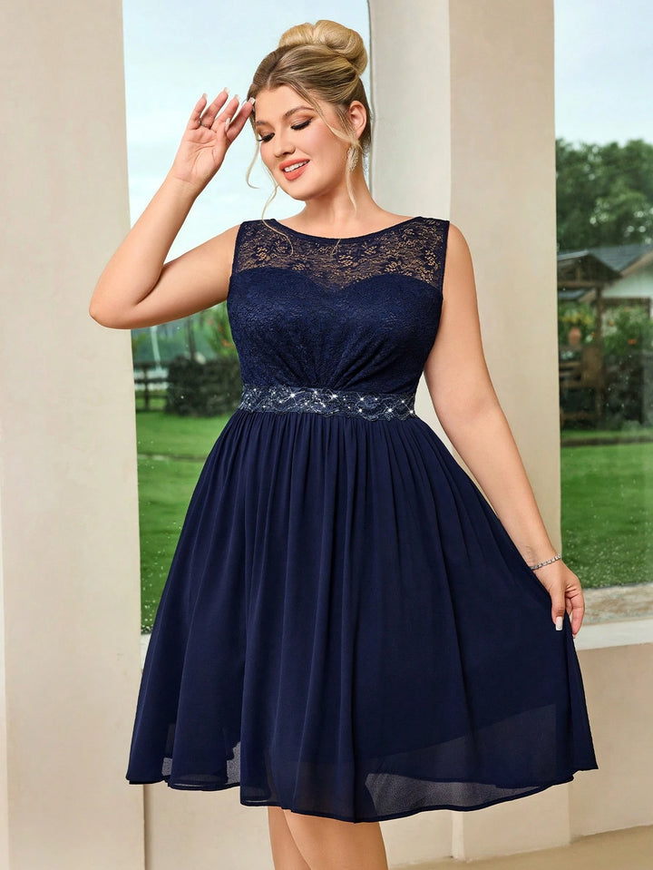 Rochie midi SHEIN, albastru