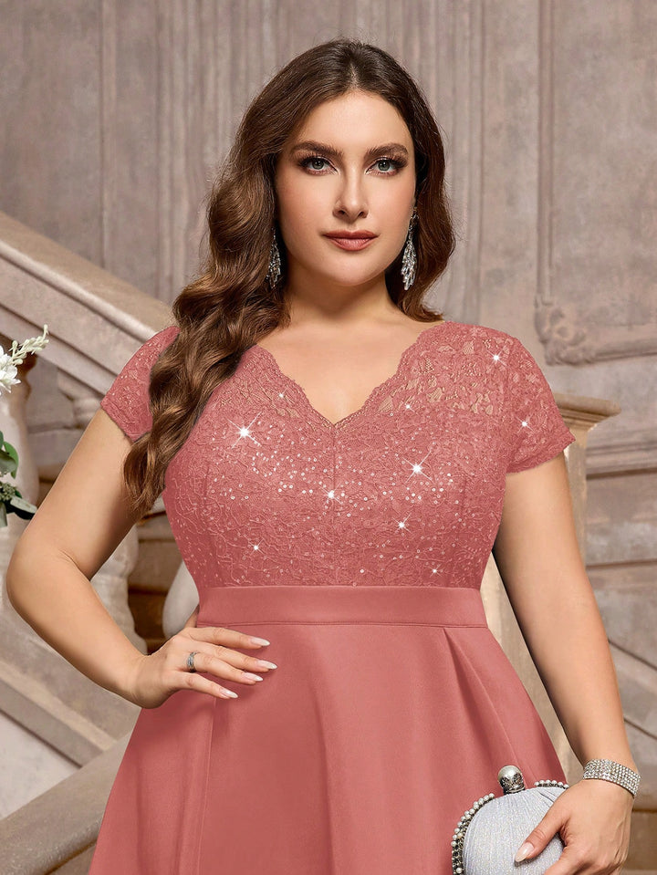 Rochie midi SHEIN, roz