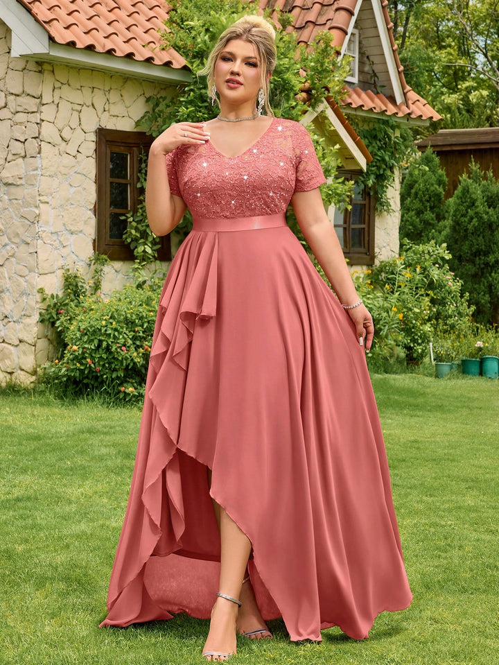 Rochie de ocazie SHEIN, roz