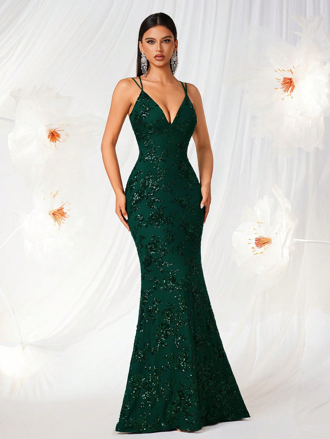 Rochie SHEIN, verde