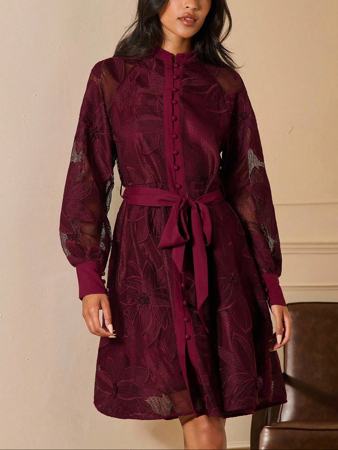 Rochie mini SHEIN, vișiniu