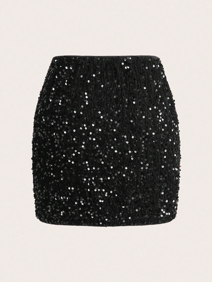 Fustă mini SHEIN, negru