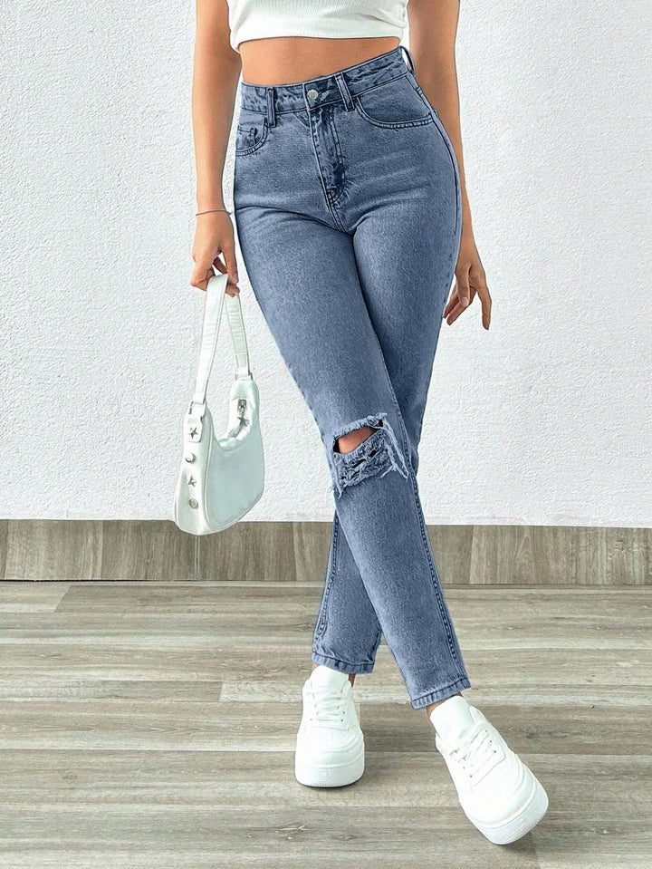 Jeans SHEIN, albastru